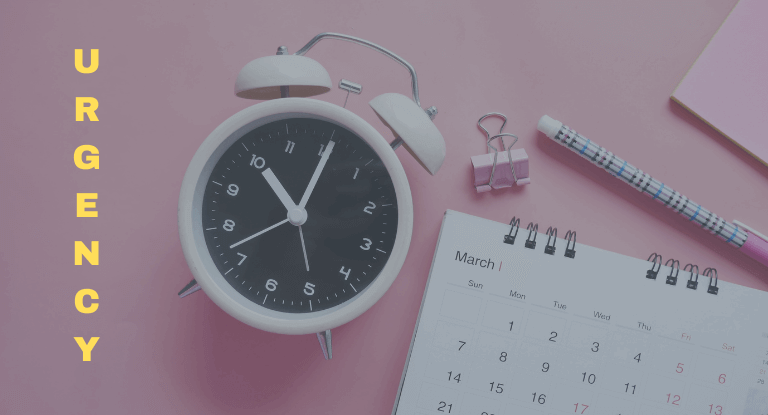 urgency in advertisement for tuition class